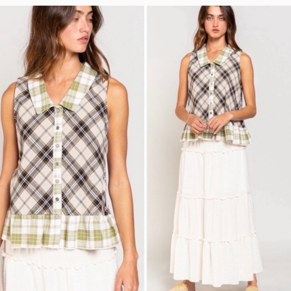 Boho Ruffled Top